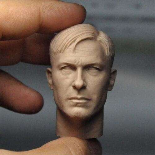 Unpainted 1/6 Scale Thomas Kretschmann Head Sculpt Model For 12'' Action Figure Dolls Painting Exercise No.447