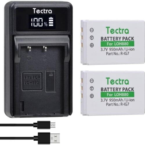 R-IG7 Battery 950mAh Lithium ion Bateria for LOH880 Logitech Harmony One 900 720 850 880 885 890 Pro H880+USB Charger