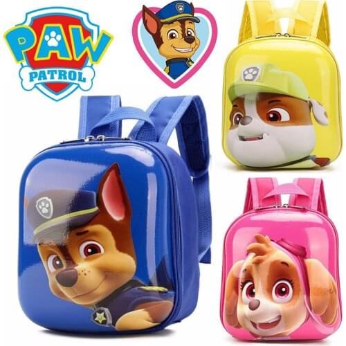 PAW Patrol Bag Cute Cartoon Skye Marshall Chase Rubble Print Anime Backpack Kindergarten Children School Toy Bag Shipping Free