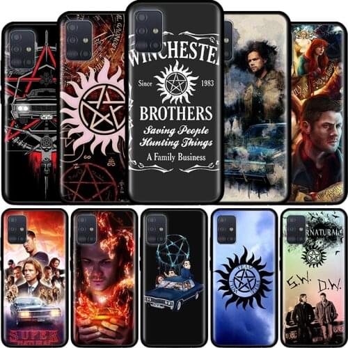 Supernatural Case for Samsung Galaxy A51 M31 A71 A21s A91 A41 A31 A11 Soft Phone Fundas M30s M51 M21 F41 Coque TV Show Fashion
