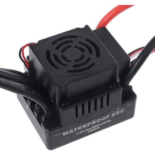T Plug Waterproof 80A RC Brushless ESC Speed Controller for 1/8 RC Car 1/10 New Short Course BX0D