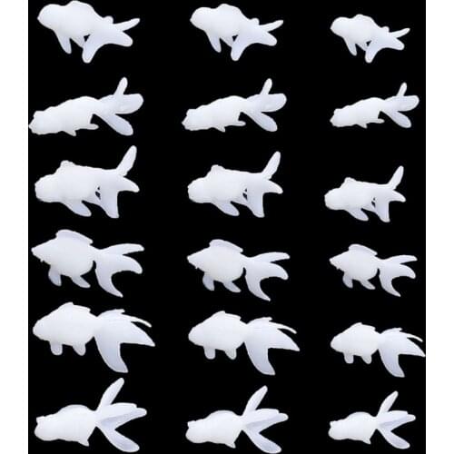 6 Shapes DIY Silicone Mini Goldfish Modeling Cute Fish Resin Art Mold Fillers Fillings Jewelry Making