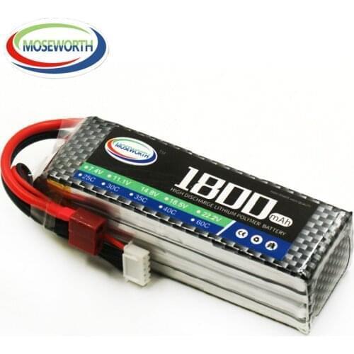 4S 14.8V 1800mAh 60C Battery Lipo For Remote Control Toys RC Helicopter Drone Airplane Car Quadcopter Boat Truck Lipo Battery