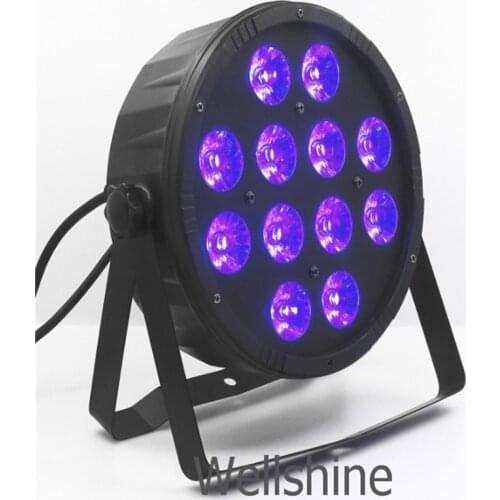 Free Shipping 10pcs/Lot Par 12*12w stage lighting led slim flat par use for show
