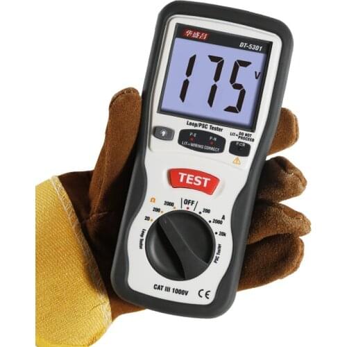 Digital Insulation Loop Resistance Tester Megohmmeter High-precision Ground Resistance Professional Four-wire Low DT-5301
