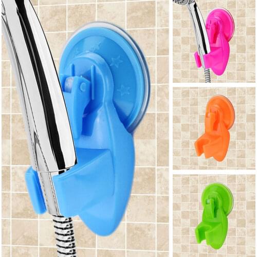 Home Bathroom Shower Head Holder Wall Suction Vacuum Cup Wall Mount Adjustable Faucet Holder High Quality Solid Sucker