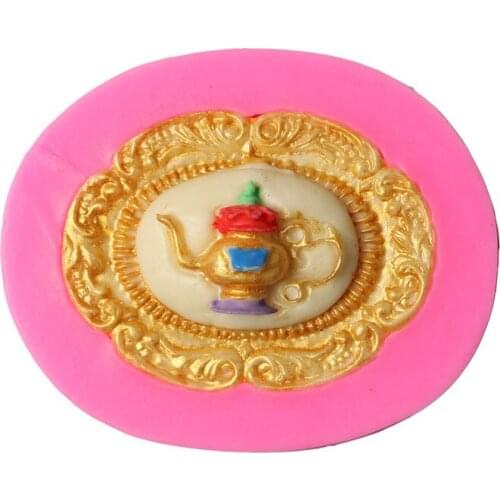Flagon Teapot Silicone Moulds Soap Mold Candle Polymer Clay Molds DIY Cup Cake Decor Chocolate Candy Cookie Mould Baking Tool