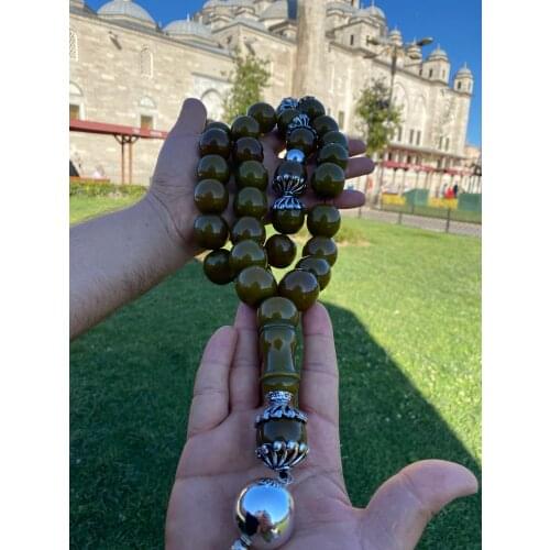 İslam Ottoman Kahraman Faturan German Cherry Amber Sandalous Misbaha Rosary Free Shipping Tasbih Tesbih İslamic Arabic Gift #47A