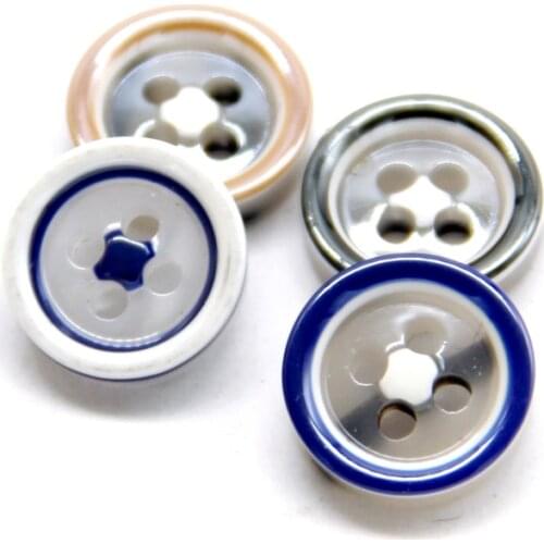 HENGC 4 Holes Colorful Light Resin Shirt Decorative Buttons For Clothing Sleeve Dress Kid Children Sewing Accessories Wholesale