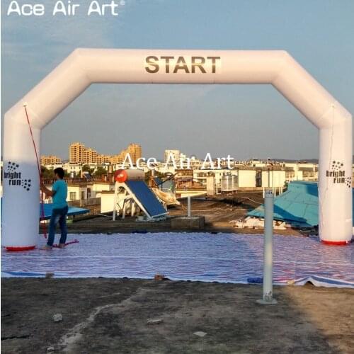 Customized inflatable start/finish line,inflatable goal racing archway for outdoor running races/bright run