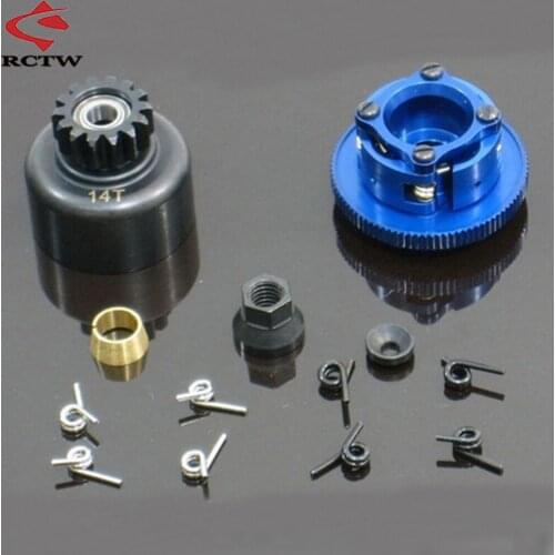 Clutch Bell 14T Gear Flywheel Assembly for Team Losi 8IGHT 8T 1.0 2.0 3.0 for SG Crank Engine Rc Car Parts
