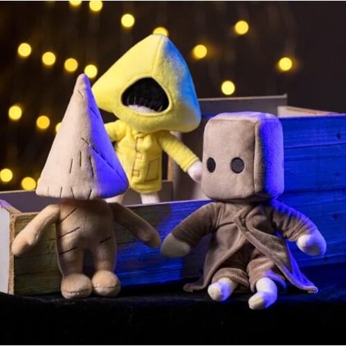 3pcs Little Nightmares Plush Toy Cartoon Yellow Girl Six Plush Doll Kawaii Birthday Gift Boys Kids Fans Collection Plushies