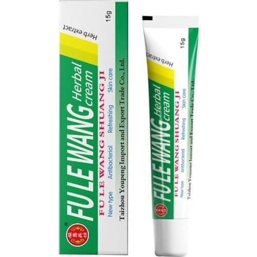 Skin Psoriasis Cream Dermatitis Eczematoid Eczema Ointment Psoriasis No Box CreamTreatment Herbal Retail 15g Fulewang Cream Y0D7
