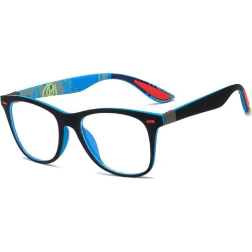 Square Transparent Optical Glasses Frame Blue Light Blocking Glasses Vision Care Computer Eyeglasses Frames Men Spectacles