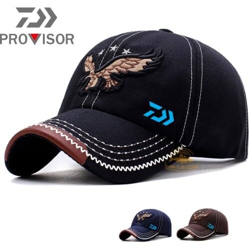 New 2021 DAIWA Fishing Cap Summer Mens Sun Hat Outdoor Mountaineering Sun Hat Cycling Windshield Cap DAIWA Fishing Cap