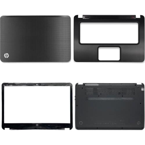 NEW For HP Envy 4 ENVY 4-1000 4-1008 4-1040 LCD Back Cover/Front Bezel/Palmrest/Bottom Case Top Case A Cover 692381-001 Black