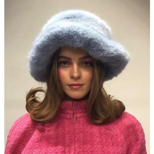 Fall Warm Fisherman Hat Womens Bucket Hats Sunshade Basin Hat Japanese Style Small Face Hat Streetwear New Fashion Caps