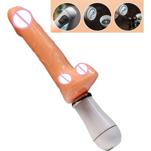 Sex Machine Gun with Dildo Auto-scaling Vibrator For Women 3cm Stretch 10 Vibration Modes Exquisite Simulation Penis For Sex