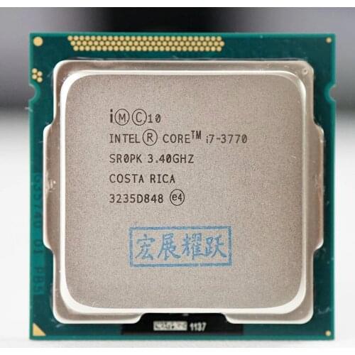 Intel Core i7-3770 I7 3770 Processor cpu LGA 1155 100% working properly Desktop Processor