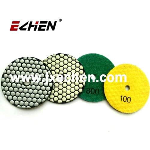 Professional Flexible Diamond Sanding Discs For Marble Granite Stone Polishing Wheels