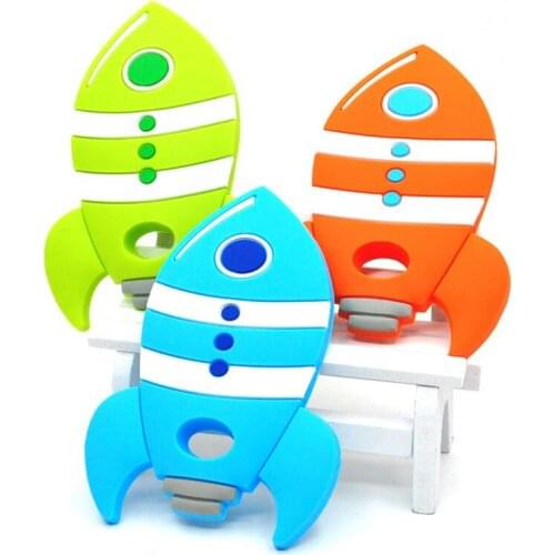 30Pcs/lot Small Fish Silicone Teether Cartoon Animal BPA Free Food Grade Silicone Baby Teether