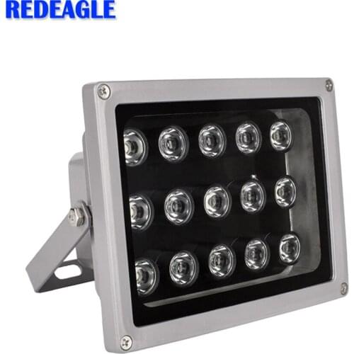 REDEAGLE DC12V 940nm Invisible 80M IR illuminator 15pcs Array infrared Lamp Waterproof Night Vision Fill Light for CCTV Camera