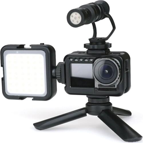 LED Video Light Rechargeable Fill Light With Universal 1/4 Interface Cold Shoe Gimbal Accessories For Most Camera Equipment