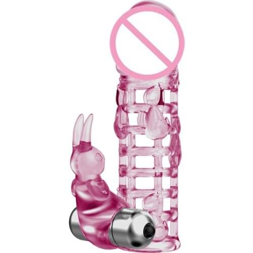 Baile Penis Extender 10 Speeds Vibrating Penis Sleeve Delay Ring Cock Rings Adult Toy Sex Toys Sex Products for Men