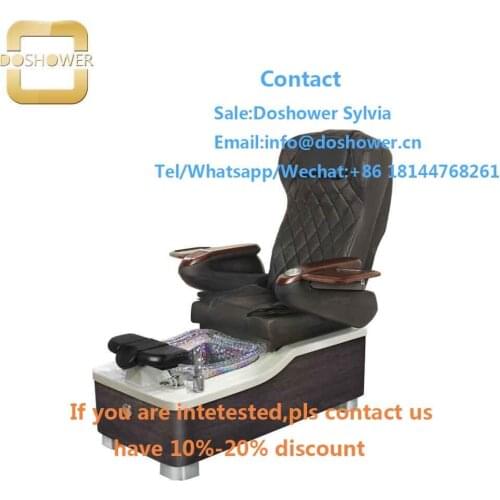 Uv gel light lamp with color glitter acrylic powder for pumpless pedicure chair