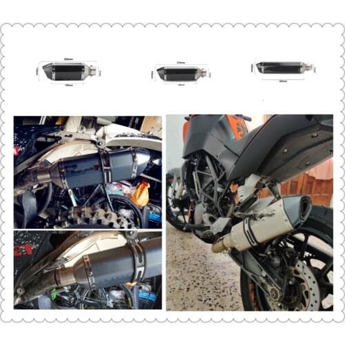 38MM-51MM Universal Motorcycle Accessories Muffler Exhaust Pipe for Aprilia 750 FALCO SL1000 DORSODURO 1200