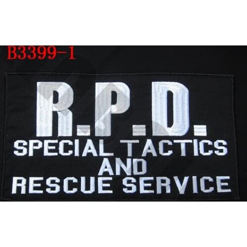 Embroidery patch Umbrella R.P.D. Big Back Of The Body B3399