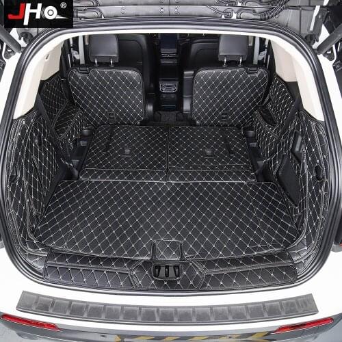 JHO Car Cargo Area Protector Full Surrounded Trunk Cover Mat For Ford Explorer 2020 2021 Limited XLT Interior Accessories