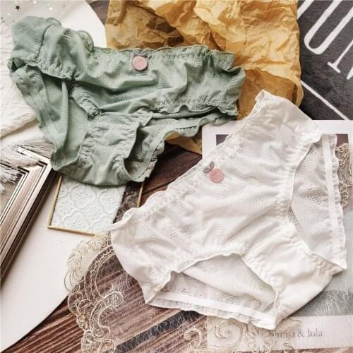 Womens Underwear Sexy Lace Panties Low Waist Seamless Underpants Fashion Comfortable Lovely Bread Briefs Female Lingerie