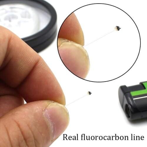 10M Fishing Line Fluorocarbon Monofilament Hooklink for Carp Ronnie Rig Wire Carbon Fiber Leader Hook Line Chod Rig Wire Japan