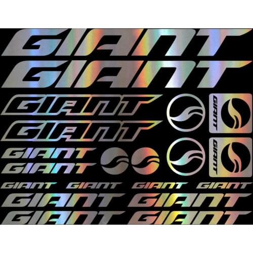 32cm for KIT GIANT ADESIVI BICI STICKERS BIKE MTB BDC BICICLETTA PRESPAZIATI KK Vinyl Mountain Bike Bicycle Car Accessories
