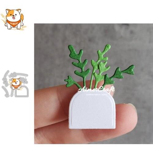 Whole Plant Metal Cutting Dies Mold Knife Scrapbooking Stencil DIY Embossing Craft Die Cuts Card Making New Dies For 2020