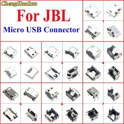 7Model each 10PCS For JBL FLIP 3 2 Pulse 2 Bluetooth Speaker Micro USB Jack Dock Charging Port Charger Connector Repair parts