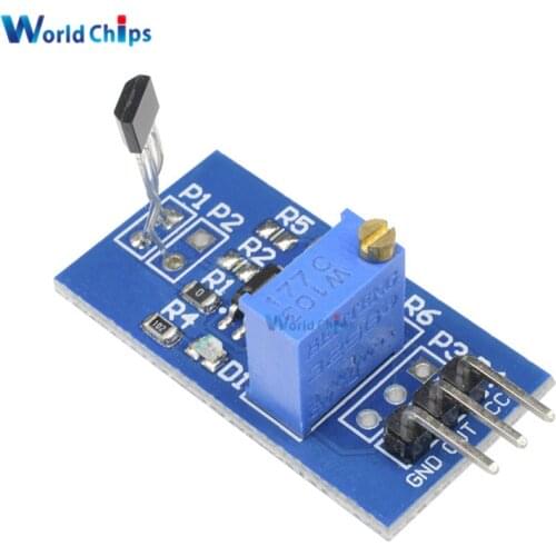 LM393 Hall Sensing Probe Hall Switch Sensor Module Motor Speed Test 5V/3.3V For Arduino Magnetic Detect Car