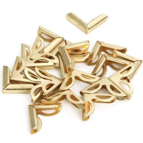 Elegant Golden Furniture Decorative Cover Books Edge Protectors Pack Of 20
