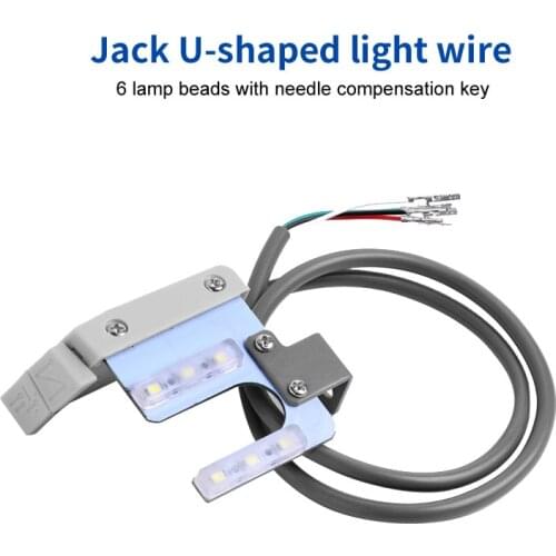 Jack Xunli computer flat car original LED light reverse seam switch with needle filling function general sewing machine light