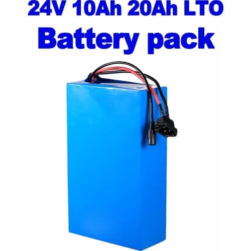 2020 LTO Lithium titanate battery 24V 10Ah 20Ah with smart BMS last 50 years more than 20000 cycle for scooter ebike battery