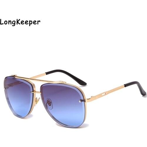 Fashion Polit Men Sunglasses Brand Designer Oversized Steampunk Sun Glasses Male Driving Goggle Eyewear Accessories Shades UV400