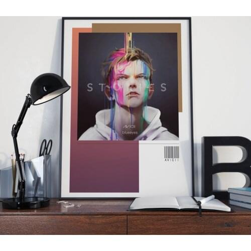 Music Canvas HD Prints Home Decor Avicii Tim Bergling Poster Singer Painting Wall Art Modular Picture No Framework Living Room