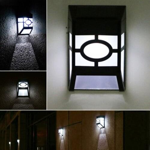 2 LED Solar Motion Sensor Wall Light Outdoor Waterproof Garden Lamp Solar Lamp Street Lamp Garden Decoration
