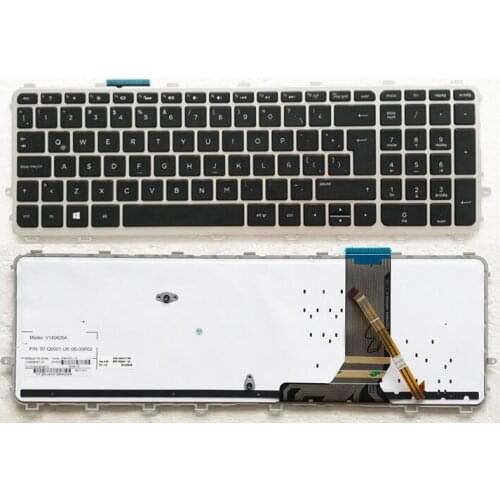 New Laptop Backlight Keyboard for HP envidia 15-J 17-J V140626AS2 Spanish SP backlit