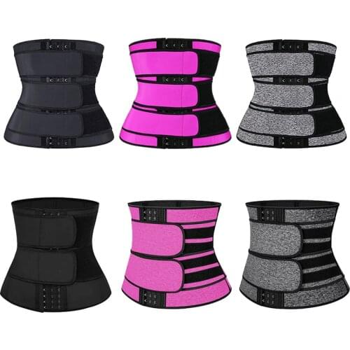 New Adjustable Hook Shaperwear Waist Trainer Women Sauna Belt Weight Loss Cincher Body Shaper Tummy Control Strap Slimming Sweat