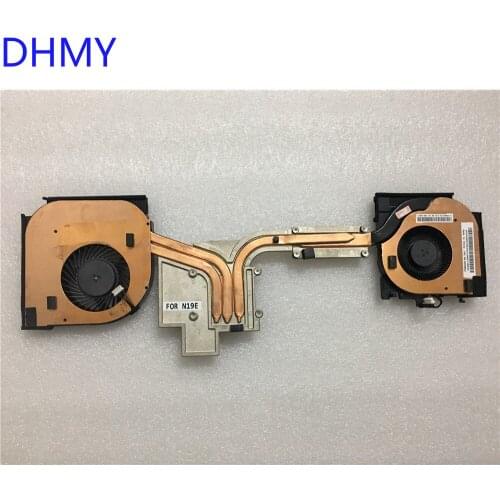 New Original laptop Lenovo Thinkpad P53 CPU Cooling Fan Heatsink Assembly Radiator Cooler Thermal for N19E 02DM014 02DM015
