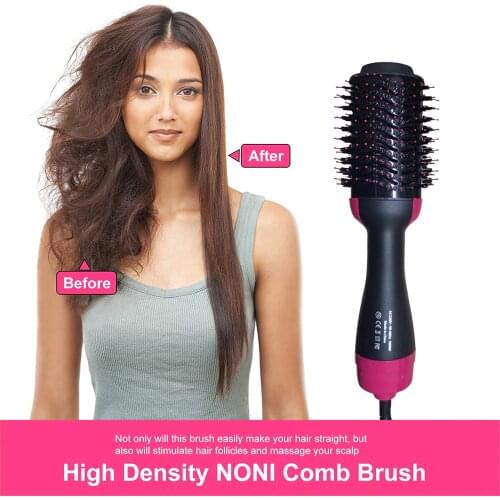One Step Hair Dryer Hot Air Brush Hair Straightener Comb Curling Brush Hair Styling Tools Dropshipping 2 in 1 #TY-33