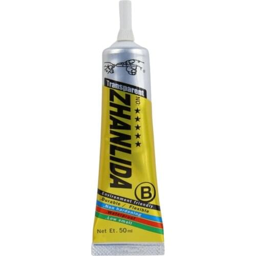 Zhanlida B 50ML Clear Contact Phone Repair Adhesive DIY Glue With Precision Applicator Tip