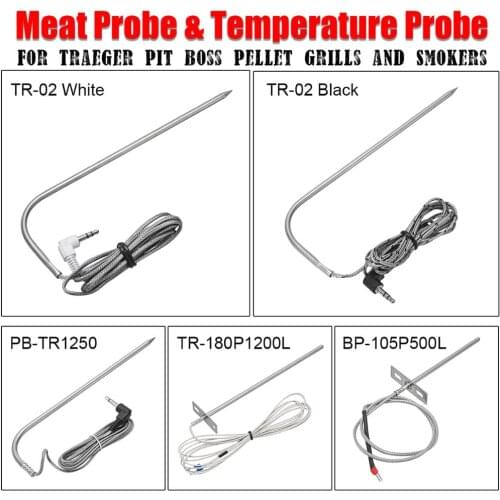 Replacement Meat Temperature Probe Kit For Traeger Pit Boss Pellet Grills BBQ